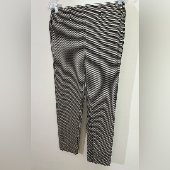 Rafaella sz 8 pant straight leg, pull on Diamond shape design mini print - Picture 3 of 15